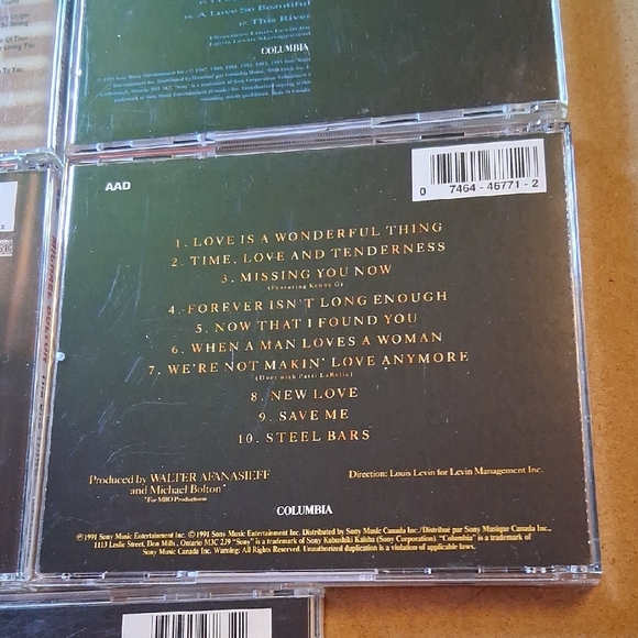 Michael Bolton CD Lot - Five Albums - Brown, Green, Gold, White - Picture 11 of 13